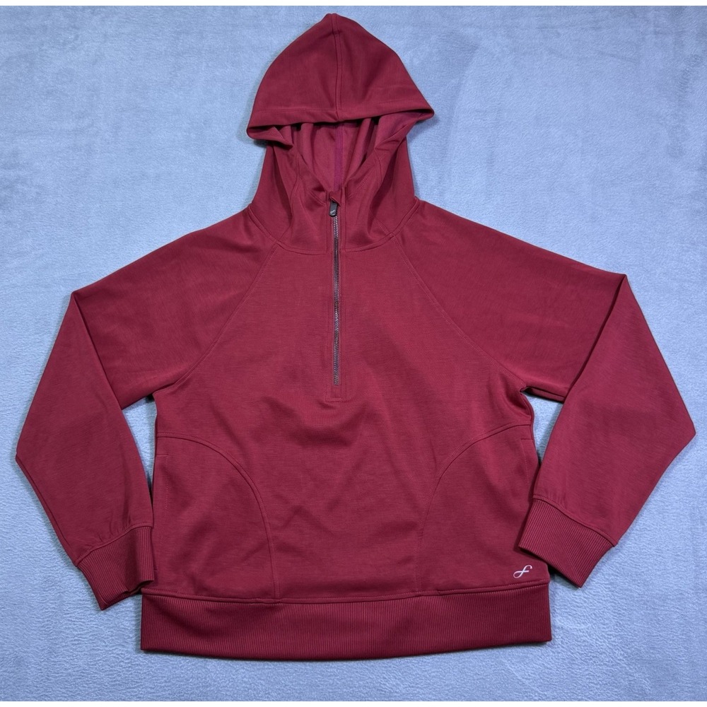 Free Fly Hoodie Womens S Crimson Oversized Baggy Performance Athleisure USA